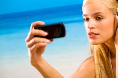 10798 Bikini Beach Blond Woman Stock Photos Free And Royalty Free