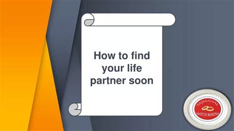 Ppt How To Find Your Life Partner Soon Powerpoint Presentation Free