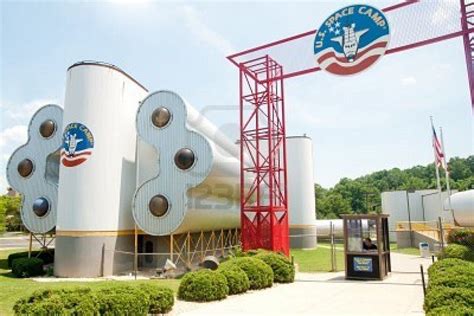 HUNTSVILLE, AL. - JULY 3:Entrance to U.S. Space Camp in Huntsville,.. | Space camp, Huntsville 