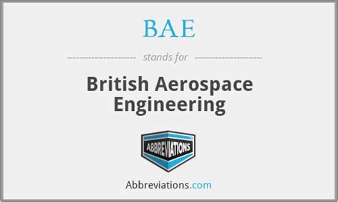 Bae British Aerospace Engineering