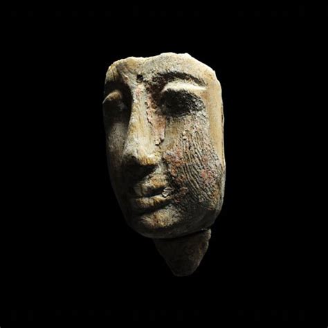 Egyptian Wood Sarcophagus Mask Circa 664 30 B C Culture Egyptian Date 664 30 B C Late