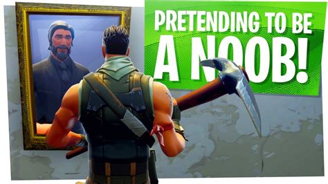 I Pretended To Be A Default Skin Noob In Fortnite
