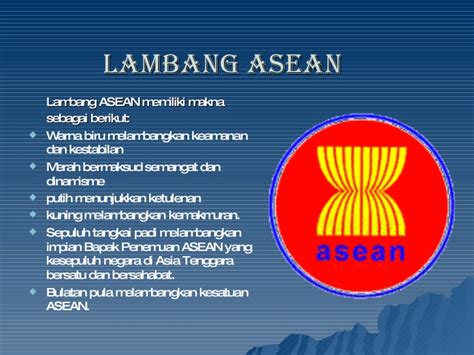 Gambar makna lambang asean kumpulan gambar sumber : Association Of South East Asian Nations