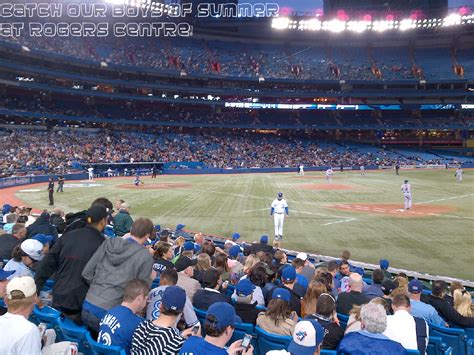 Seats Behind First Base At The Rogers Centre In Toronto Sport Event