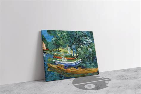 Vincent Van Gogh Rowing Boats On The Banks Of The Oise 1890 Etsy