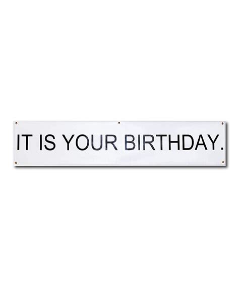 Buy It is Your Birthday Banner The Office – The Office Show Decorations