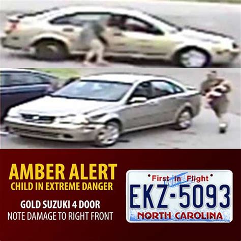 Amber Alert 7 Month Old Possibly Abducted By Armed Sex Offender Pair May Be In North Carolina