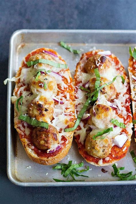Meatball Sub Pizza • Unicorns In The Kitchen