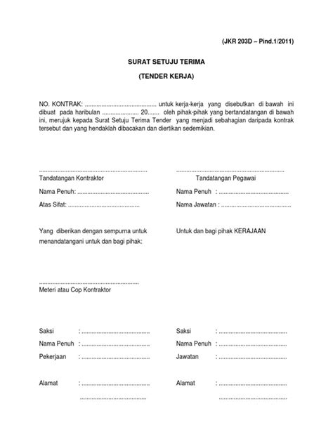 Manual eperolehan perkhidmatan perunding edisi 2015 dodge. CONTOH SETUJU TERIMA
