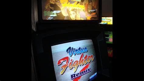 Virtua Fighter Remix Arcade Game By Sega Classic Dedicated Cabinet