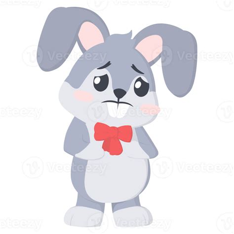 Cute Rabbit Sad Png Illustrations 23271299 Png