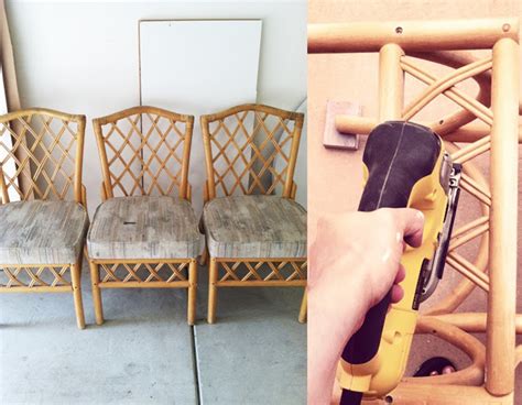 sarah m. dorsey designs: Refinishing Rattan Chairs