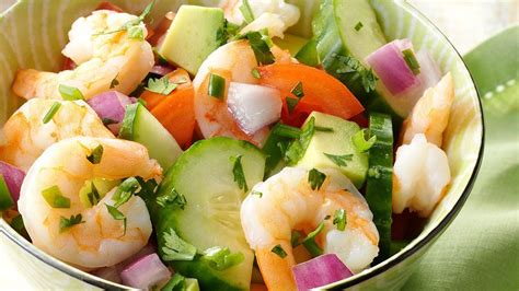 Butter, lemon and garlic make a great sauce for the prawns in this deliciously different salad. Diabetics Prawn Salad : Mexican Style Prawn And Avocado Salad Healthy Food Guide - Slice the ...