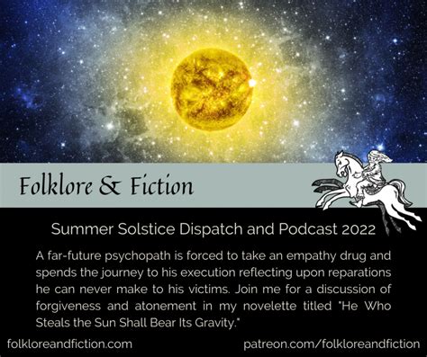 Summer Solstice Dispatch 2022 Folklore And Fiction