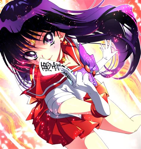 Akagi Rio Sailor Moon Hino Rei Seifuku Skirt Lift 807827 Yande Re