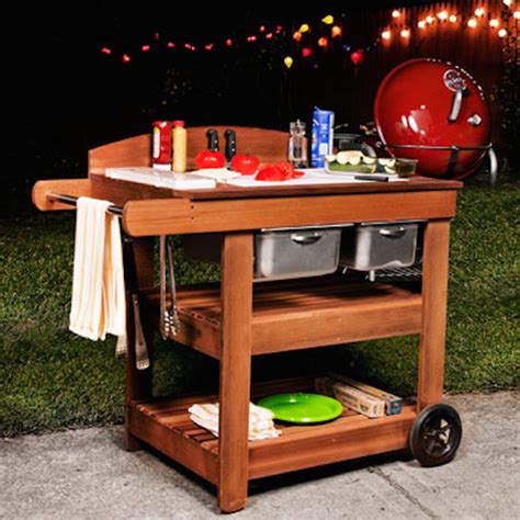 Moreover, the best aspect when building a bbq cart is that you could customize the size and the design of your project, as to fit the rest of your outdoor furniture. Eye Candy: 12 Lovely and DIYable Outdoor Kitchens, Carts ...