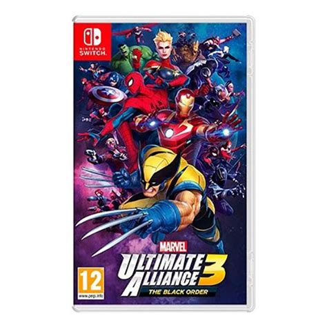 Nintendo Marvel Ultimate Alliance 3 The Black Order Switch Game Red