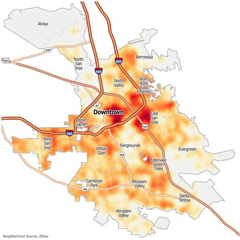 San Jose Crime Map - GIS Geography