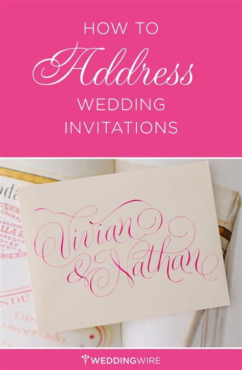 A wedding brings a lot of fun activities for those involved. How to Address Wedding Invitations So You Don't Offend ...