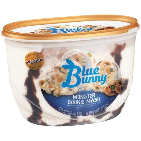 Blue Bunny Monster Cookie Mash Ice Cream Hy Vee Aisles Online Grocery