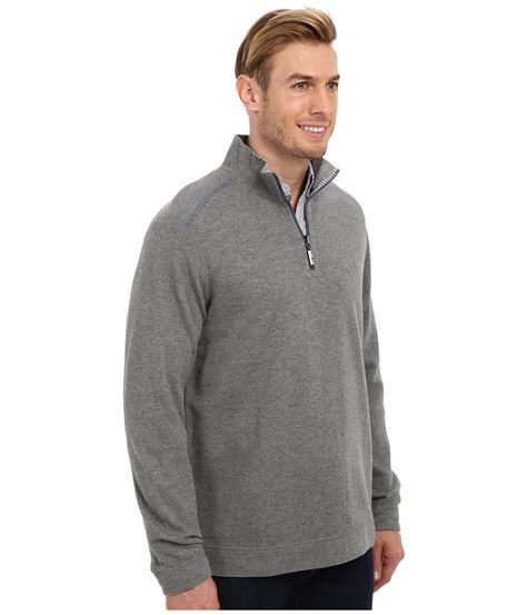 Tommy bahama Flip Side Pro Reversible Stripe Half Zip ...