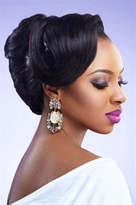 39 Black Women Wedding Hairstyles That Full Of Style | Black wedding