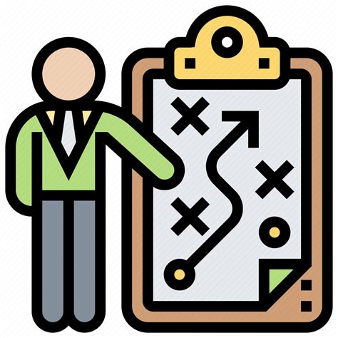 Clipboard Coach Planning Scheme Strategy Icon Download On Iconfinder