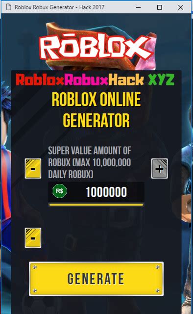 Roblox Robux Generator No Survey Get Unlimited Free Robu