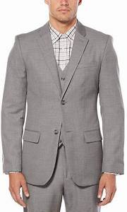 Perry Ellis Big Two Toned Twill Suit Jacket Suits Suit Jacket