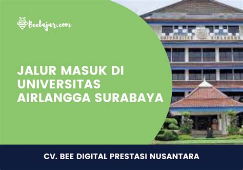 Jalur Masuk Di Universitas Airlangga Surabaya