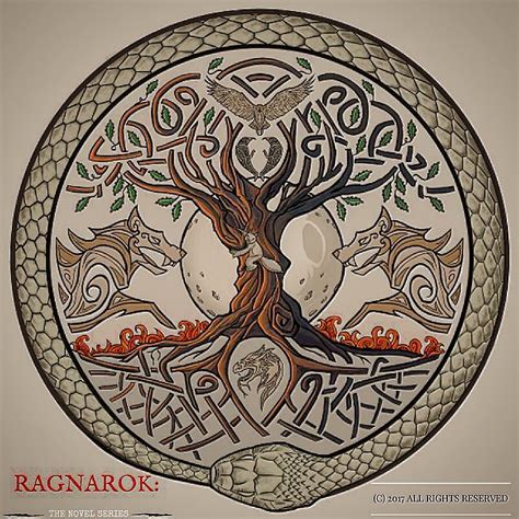 Official Logo For Ragnarok The Novel Series Book 1 Odins Journey