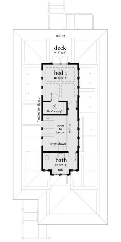 2 Bedroom Beach House Plan With Office Tyree House Plans Beach