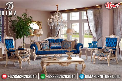 Sofa l idaho (tersedia banyak pilihan warna). Harga Sofa Tamu Mewah Jepara Alexa Terbaru DF-1130