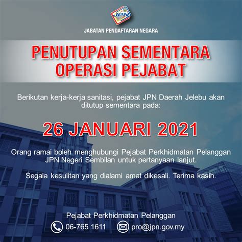 Applying for a divorce in new zealand. Portal JPN - Temporary Closure Of NRD Jelebu District
