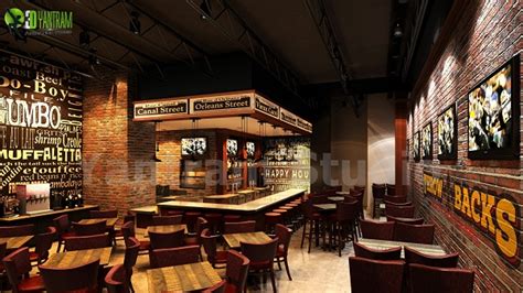 Bar Restaurant 3d Interior Design Architizer