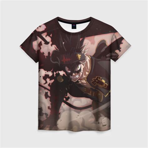 Black Clover Demon Asta T Shirt High Quality Graphic Shirt Etsy