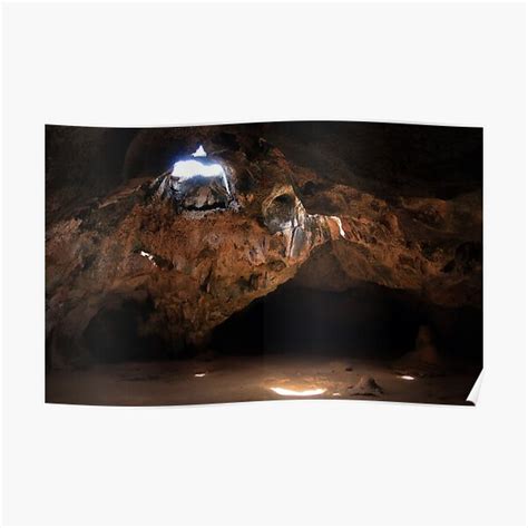 Sunlight Through The Quadirikiri Cave Poster By Stampcity Redbubble