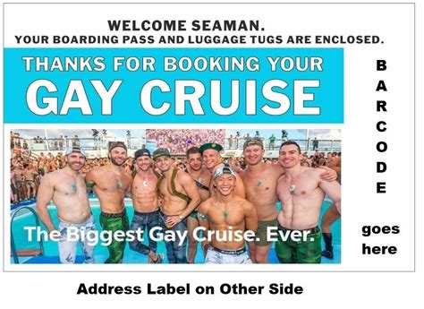 Joke Gay Cruise PRANK Package I Mail Or You Mail Etsy