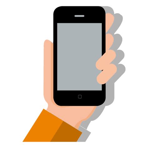 Smartphone On Hand Transparent Png And Svg Vector File
