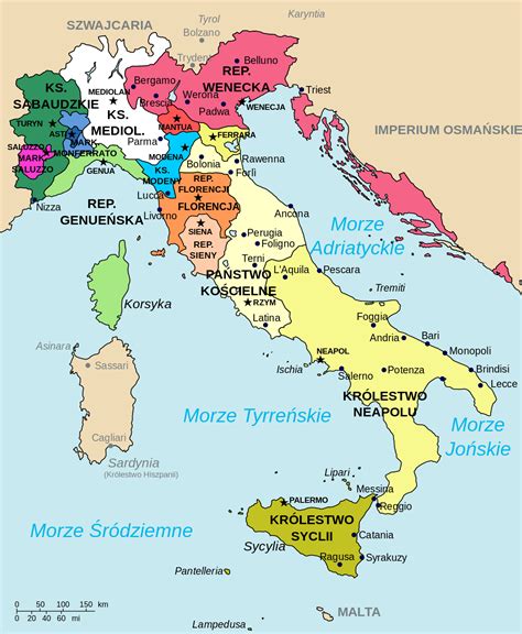 It comprises the po river valley, the italian peninsula and the two largest islands in the mediterranean sea, sicily and sardinia. File:Map of Italy (1494)-pl.svg - Wikimedia Commons