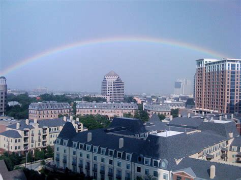Dallas Tx Rainbow Over Uptown Photo Picture Image Texas At City