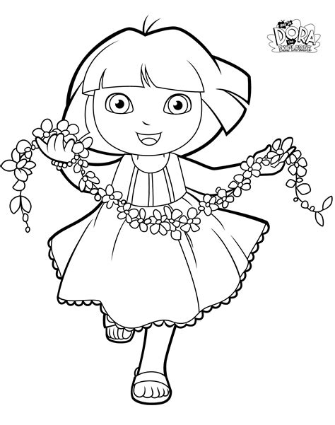 Coloring Pages For Dora The Explorer Star Coloring Pages Free Coloring
