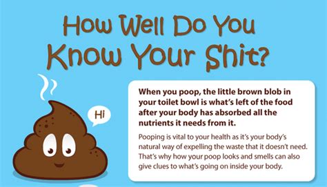 Know What Your Poop Says About Your Health Infographic