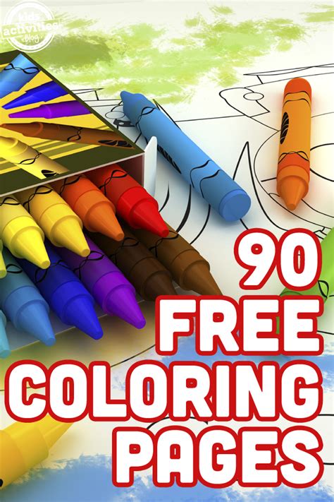 90 Free Coloring Pages For Kids