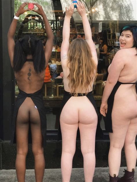 Come To Work Naked Day Lush Store Various Years Venues Pics