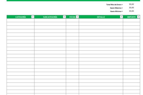 Plantilla Excel Contabilidad Domestica Gratis Planillaexcel Descarga