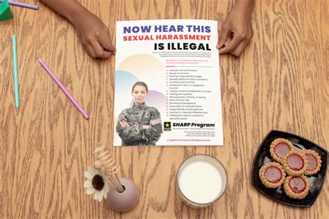 Sexual Harassment Is Illegal Military Flyer Big Star Training