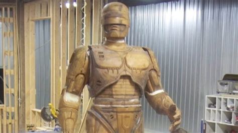 Detroits 10 Foot Bronze Robocop Statue Is Fucking Happening People