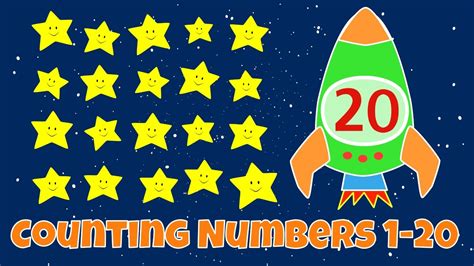Counting Numbers Numbers 1 20 Lesson For Children 1 20 อังกฤษ