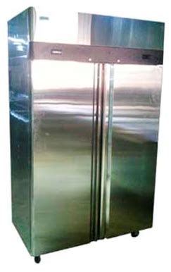 Refrigerador Industrial Acero Inoxidable Mantención Dos Puertas EVM